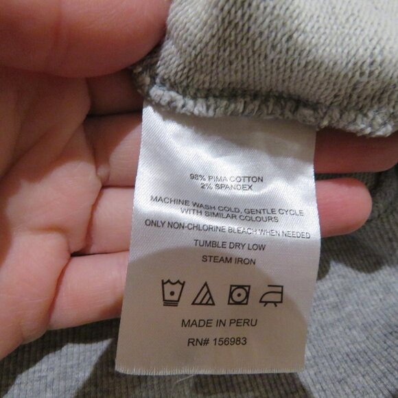 EVEREVE Heart Sweatshirt Sweater in Grey Blue Casual Lounge Comfy Oversized XL - Picture 11 of 11